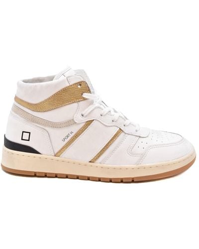 Date High-Top Sneakers - White