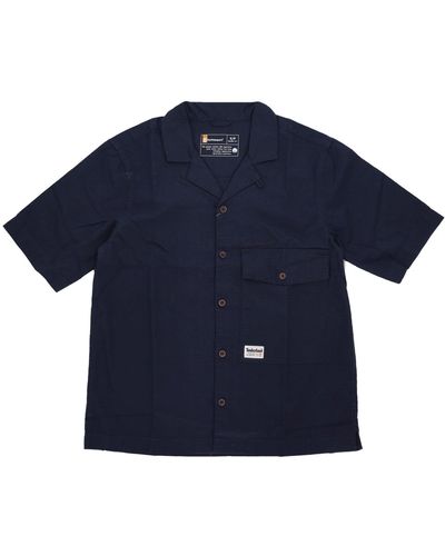 Timberland 'Short Sleeve Shirt Wf Roc Shop Shirt - Blue