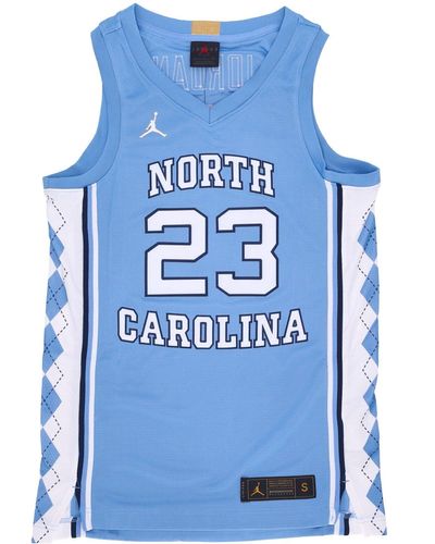 JORDAN NBA Basketball Tank Top Ncaa Limited Jersey No 23 Michael Jordan Unchee Valor - Blue