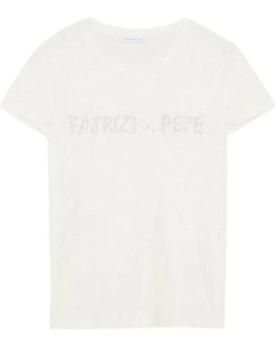 Patrizia Pepe T-Shirt Frau - Weiß