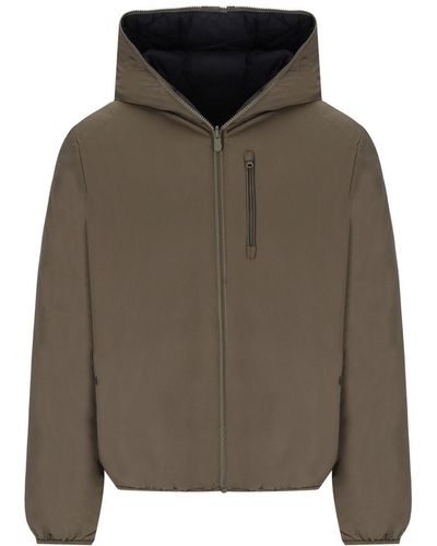Save The Duck Lamium Reversible Hooded Jacket - Green