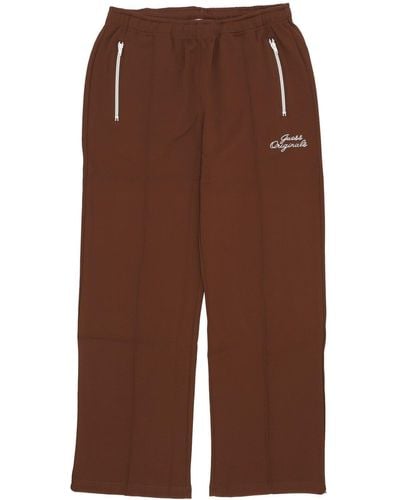 Guess Go Tricot Track Pant Sand - Brown