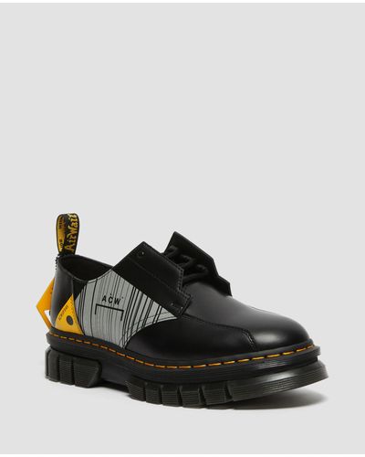 Dr. Martens Rikard A-cold-wall* Leather Platform Shoes - Black