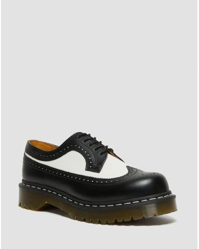 Dr. Martens 3989 Bex Smooth Leather Brogue Shoes - Black