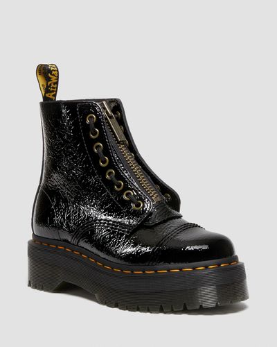 Dr. Martens Sinclair Patent-leather Boots - Black