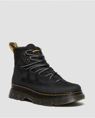 Dr. Martens Boury Leather Casual Boots - Black