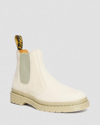 Dr. Martens 2976 Mono Milled Nubuck Leather Chelsea Boots - Natural