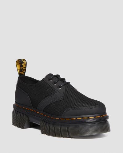 Dr. Martens Audrick Poly & Leather Platform Shoes - Black