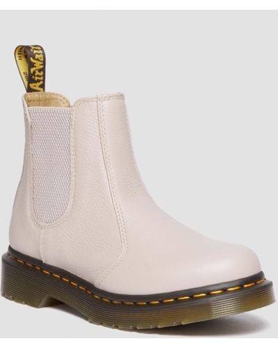 Dr. Martens 2976 Virginia Leather Chelsea Boots Taupe - Multicolor
