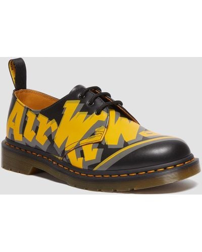 Dr. Martens 1461 Vintage Smooth Leather Lace Up Shoes - Yellow