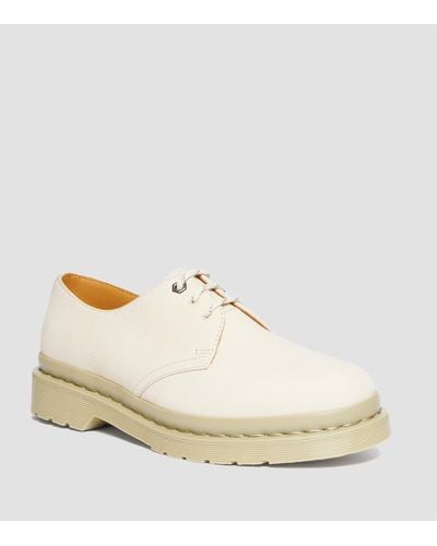 Dr. Martens 1461 Mono Milled Nubuck Leather Oxford Shoes - Natural