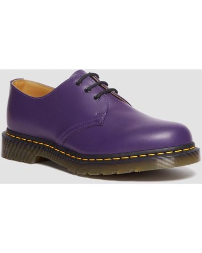 Dr. Martens 1461 Smooth Leather Oxford Shoes - Purple