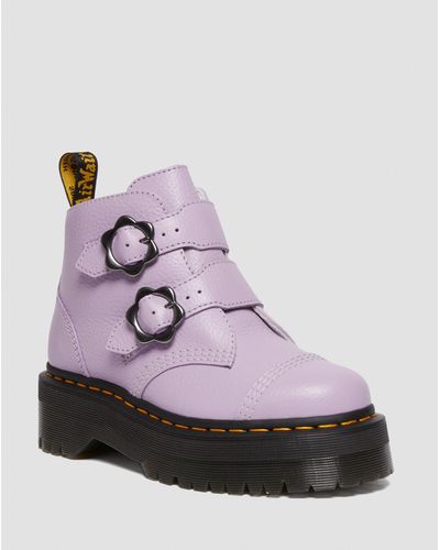 Dr. Martens Devon Flower Ankle Boot - Purple