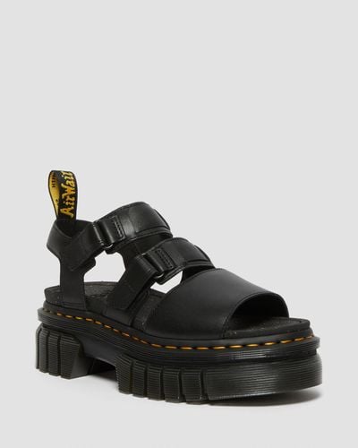 Dr. Martens Ricki Sandalia 3 correas - Negro