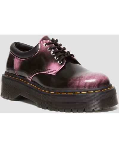 Dr. Martens 8053 Distressed Leather Platform Casual Shoes - Multicolor