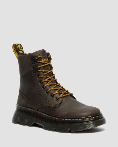 Dr. Martens Tarik Crazy Horse Leather Utility Boots - Multicolor