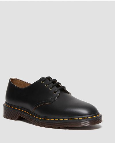 Dr. Martens Smiths Vintage Smooth Leather Dress Shoes - Black