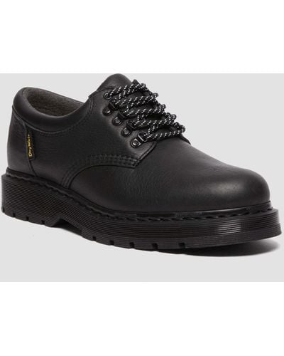 Dr. Martens Leer 8053 Gevoerde Kraag Schoenen - Zwart