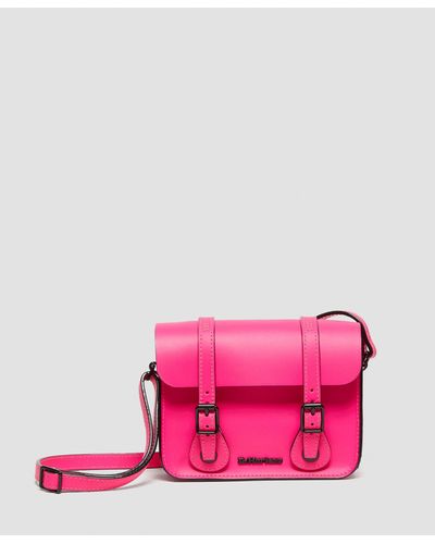 Dr. Martens 7 Inch Leather Crossbody Bag - Pink