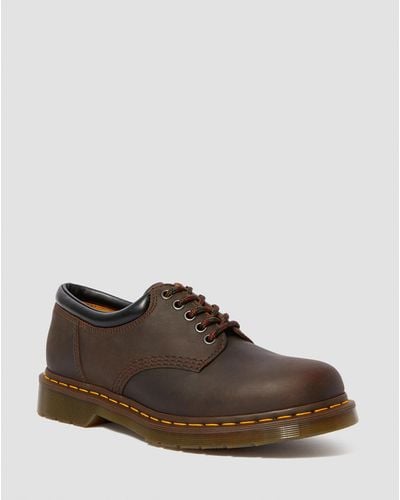Dr. Martens 8053 Crazy Horse Leather Casual Shoes - Brown