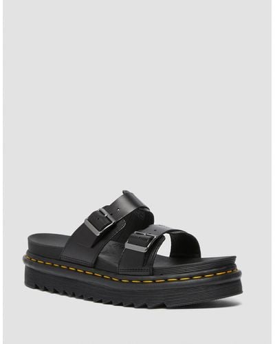 Dr. Martens Myles Buckle-fastened Leather Sandals - Black