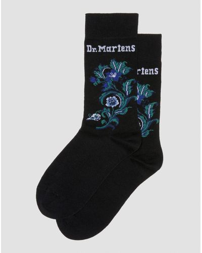 Dr. Martens Mystic Floral Socks - Black