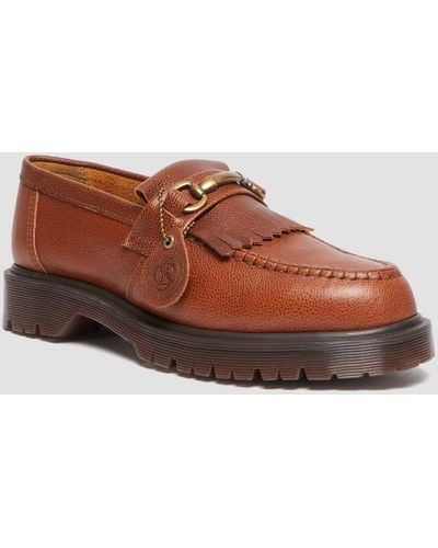 Dr. Martens Adrian Snaffle Leather Loafers - Brown