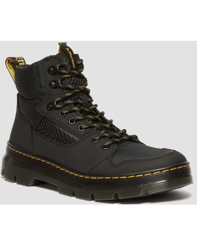Dr. Martens Leather Rilla Lace Up Utility Boots - Black