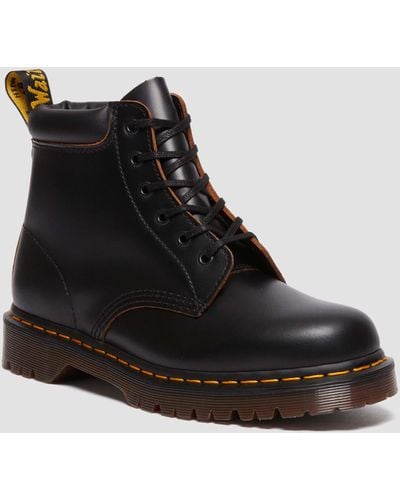 Dr. Martens 939 Vintage Smooth Leather Lace Up Boots - Black