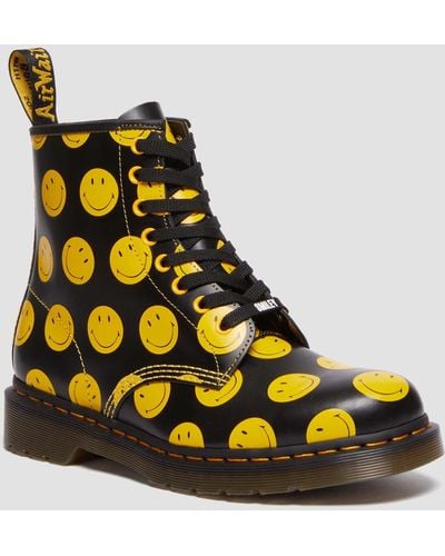 Dr. Martens 1460 Smiley® Leren Laarzen - Meerkleurig