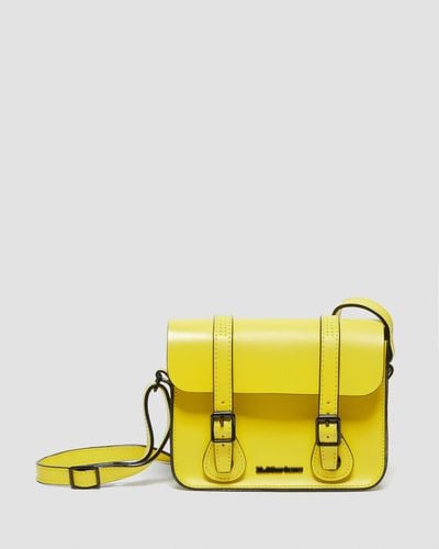 Dr. Martens 7 Inch Leather Crossbody Bag - Yellow