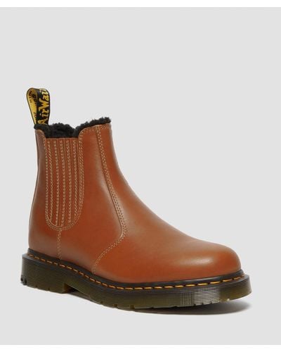 Dr. Martens 2976 Dm's Wintergrip Leather Chelsea Boots - Brown
