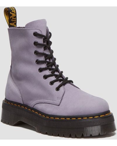 Dr. Martens Jadon Iii Buttersoft Leather Platform Boots - Purple
