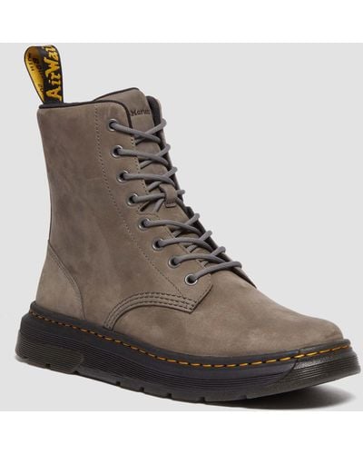 Dr. Martens Crewson Leather Lace Up Boots - Brown
