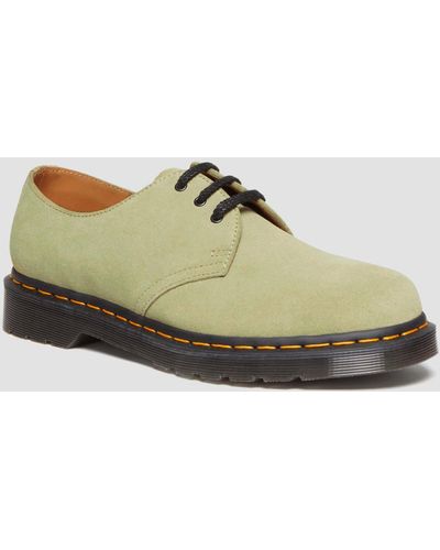 Dr. Martens Python Print Suede 2046 Oxford Shoes Sand in White | Lyst