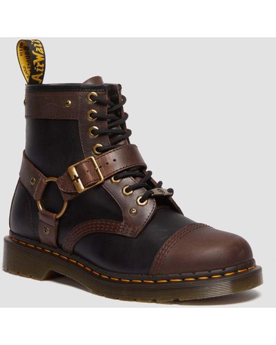 Dr. Martens 1460 Mad Max Leather Boots - Brown