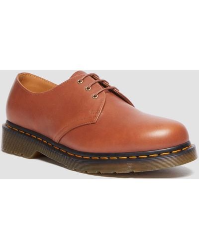 Dr. Martens 1461 Carrara Leather Oxford Shoes - Brown
