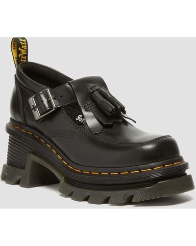 Dr. Martens Corran Atlas Leather Mary Jane Heeled Shoes - Black