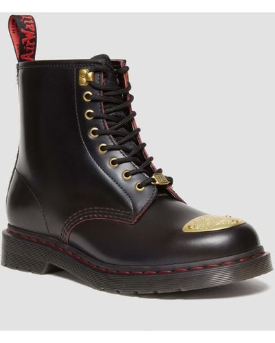 Dr. Martens 1460 Year Of The Dragon Leather Lace Up Boots - Black