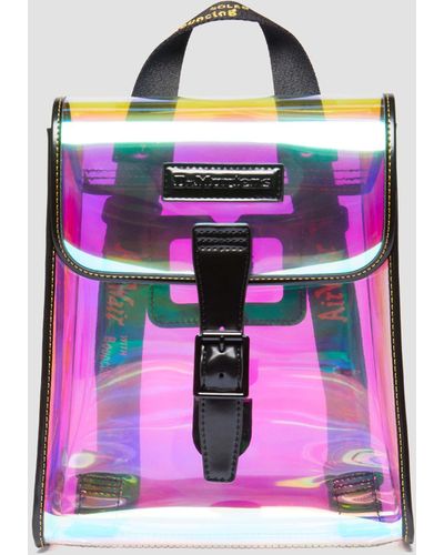Dr. Martens Iridescent Transparent Mini Backpack - Pink