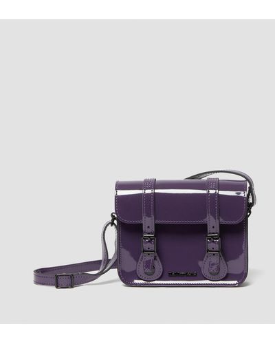 Dr. Martens 7 Inch Patent Leather Crossbody Bag - Purple