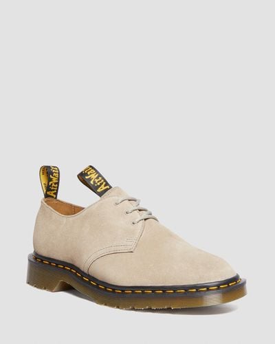 Dr. Martens 1461 Engineered Garments Suede Shoes - Natural