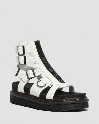 Dr. Martens Olson Leather Sandals - White