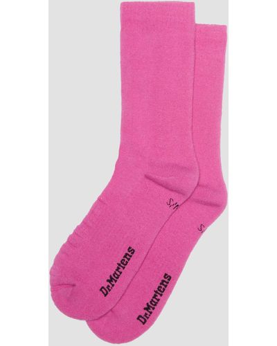 Dr. Martens Double Doc Cotton Blend Socks - Pink