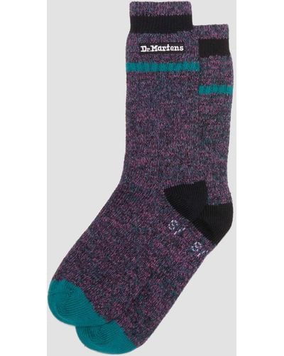 Dr. Martens Marl Organic Socks - Blue