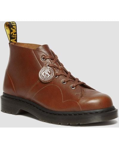 Dr. Martens Church Buckingham Leather Monkey Boots - Brown