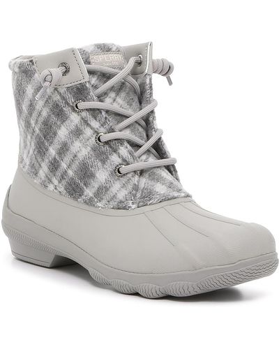 Sperry Top-Sider Syren Gulf Plaid Duck Boot - Gray