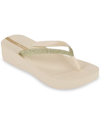 Ipanema Mesh Chic Platform Sandal - White