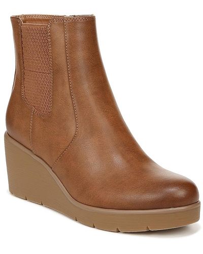 SOUL Naturalizer Apollo Wedge Bootie - Brown