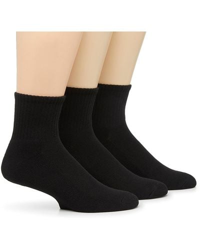 Mix No 6 Black Ankle Socks